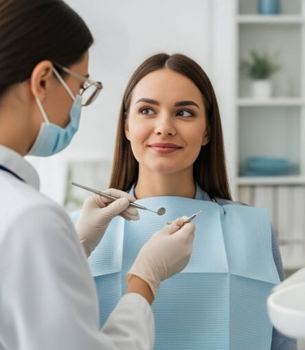 Women getting tooth pain treatment - Emergency dentist Kingston upon Thames